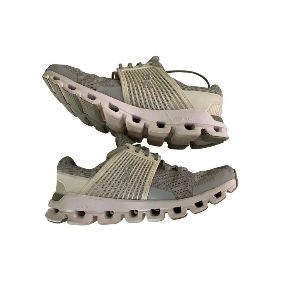 On Running Cloudswift sneaker shoes white grey women's size 8.5 - Picture 2 of 8